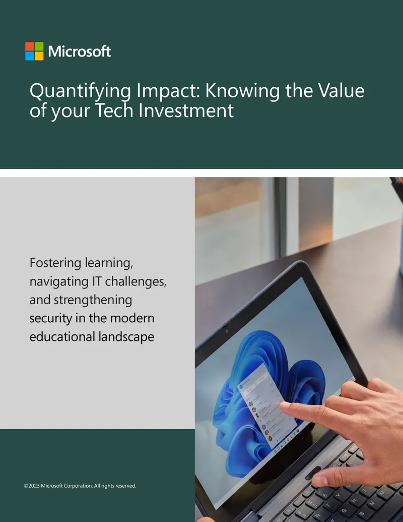 Quantifying Impact of Technology Investments in Education