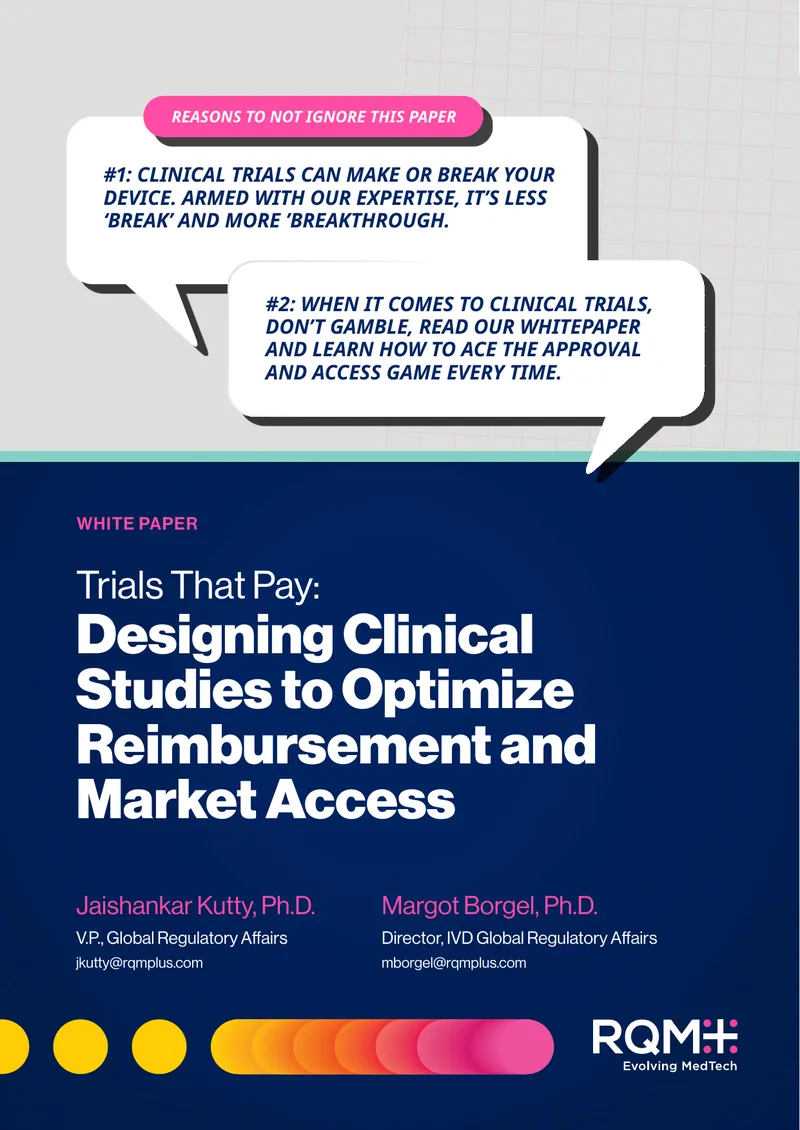 Designing Clinical Studies for Reimbursement and Market Access