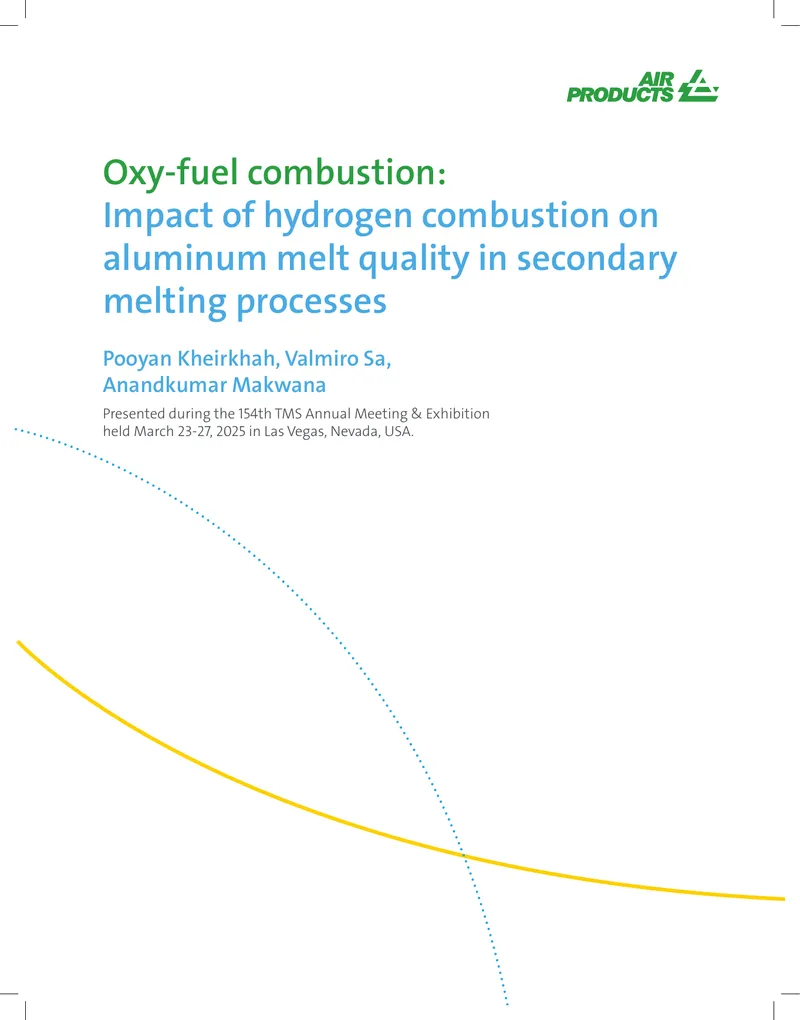 Impact of Hydrogen Combustion on Aluminum Melt Quality