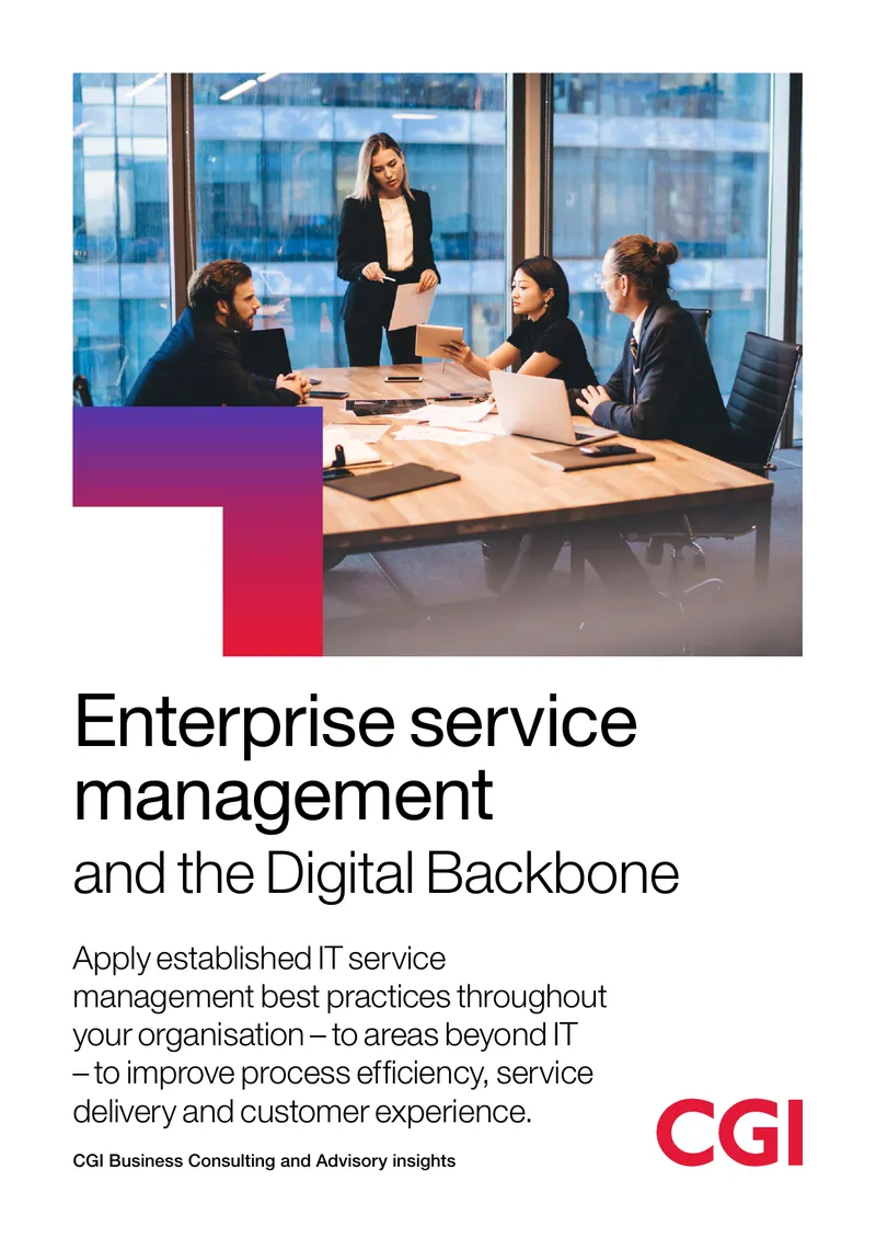 Enterprise Service Management and Digital Backbone Framework