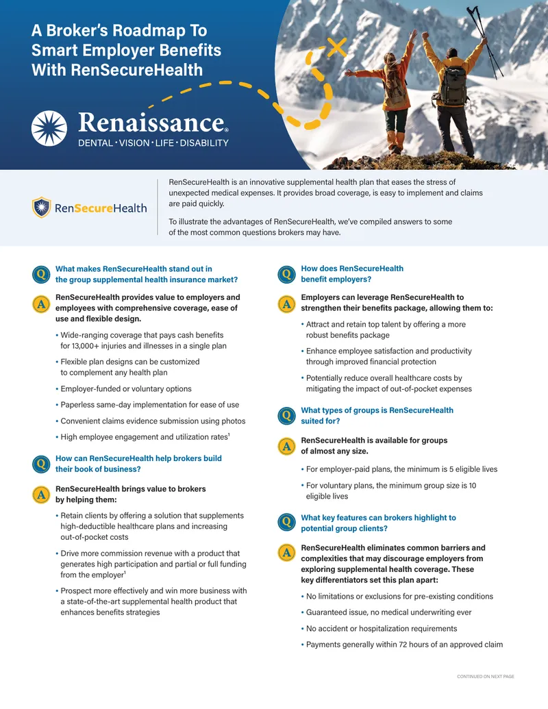RenSecureHealth Supplemental Health Insurance Overview