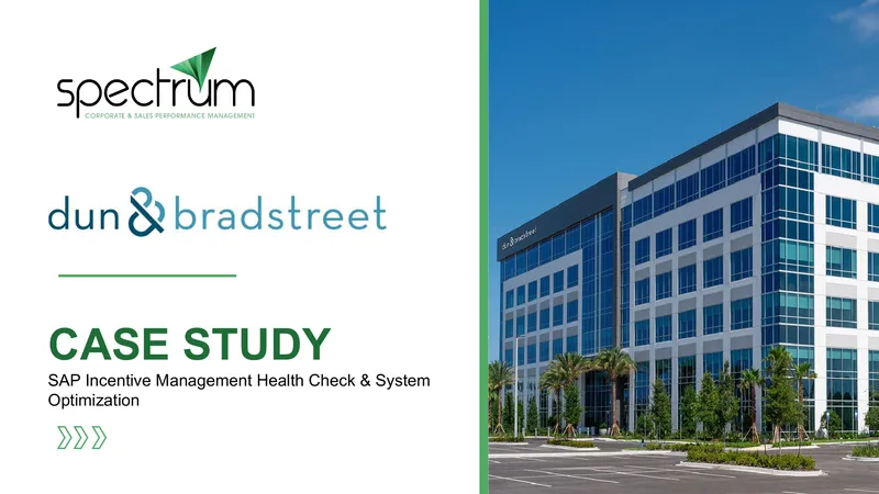 SAP Incentive Management Health Check Case Study