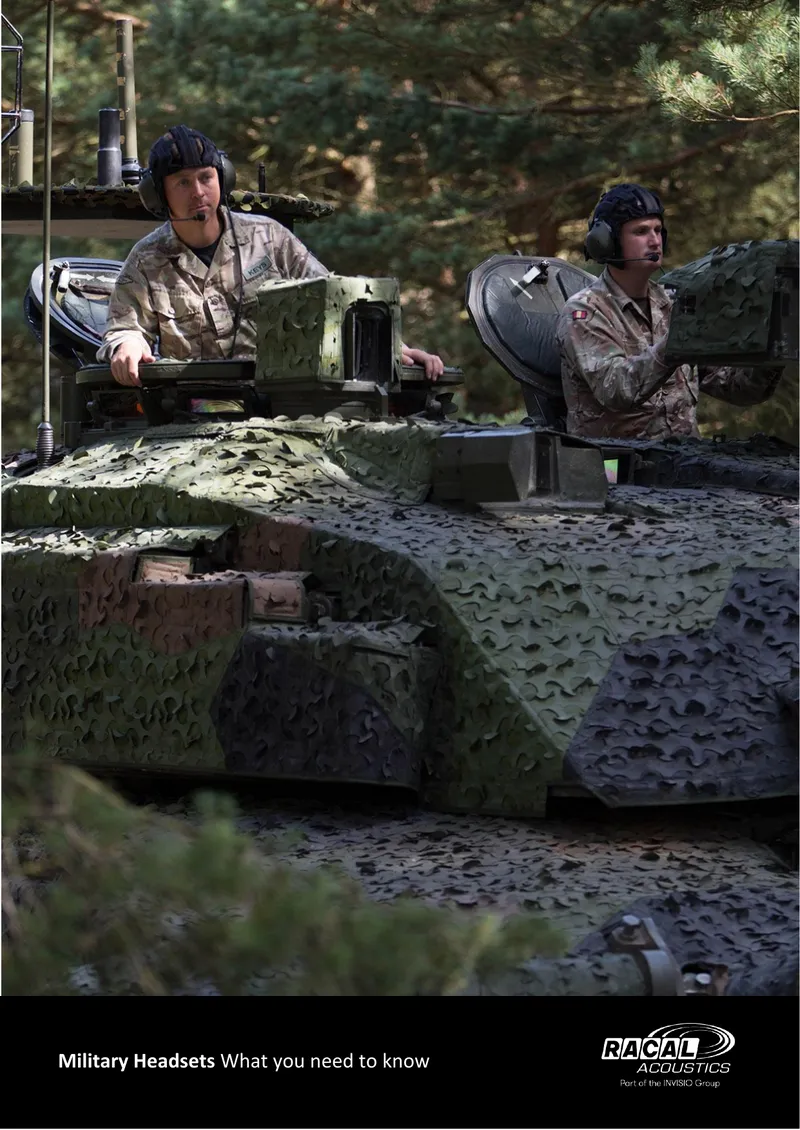 Military Headsets Tactical Communication and Hearing Protection