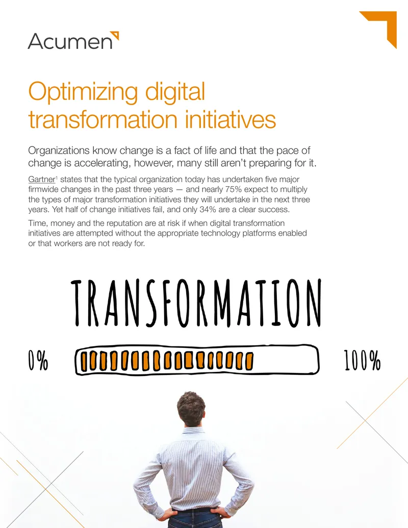 Digital Transformation Initiative Optimization Guide