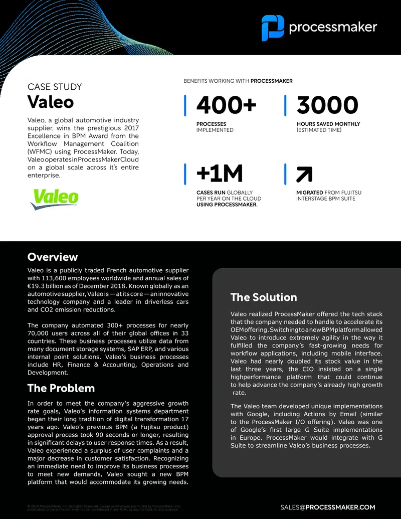 Valeo Digital Transformation Case Study