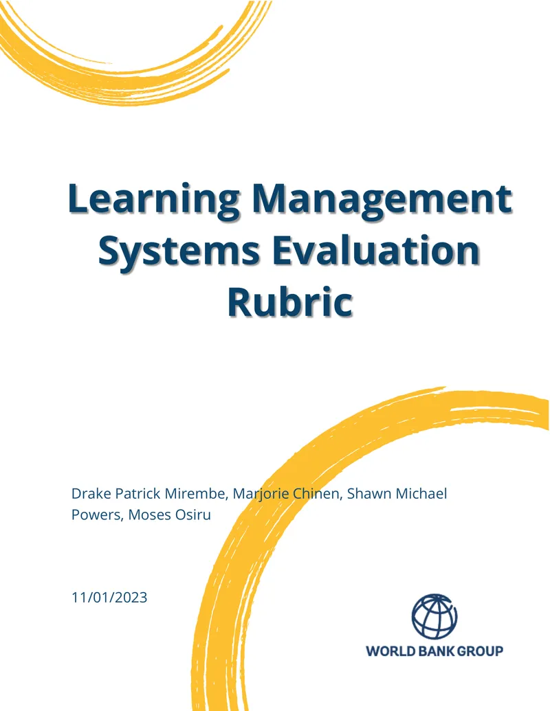 Learning Management Systems Evaluation Rubric