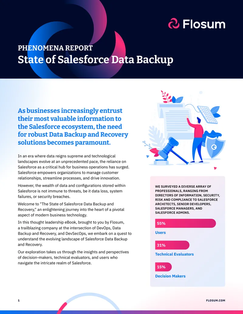 State of Salesforce Data Backup Report