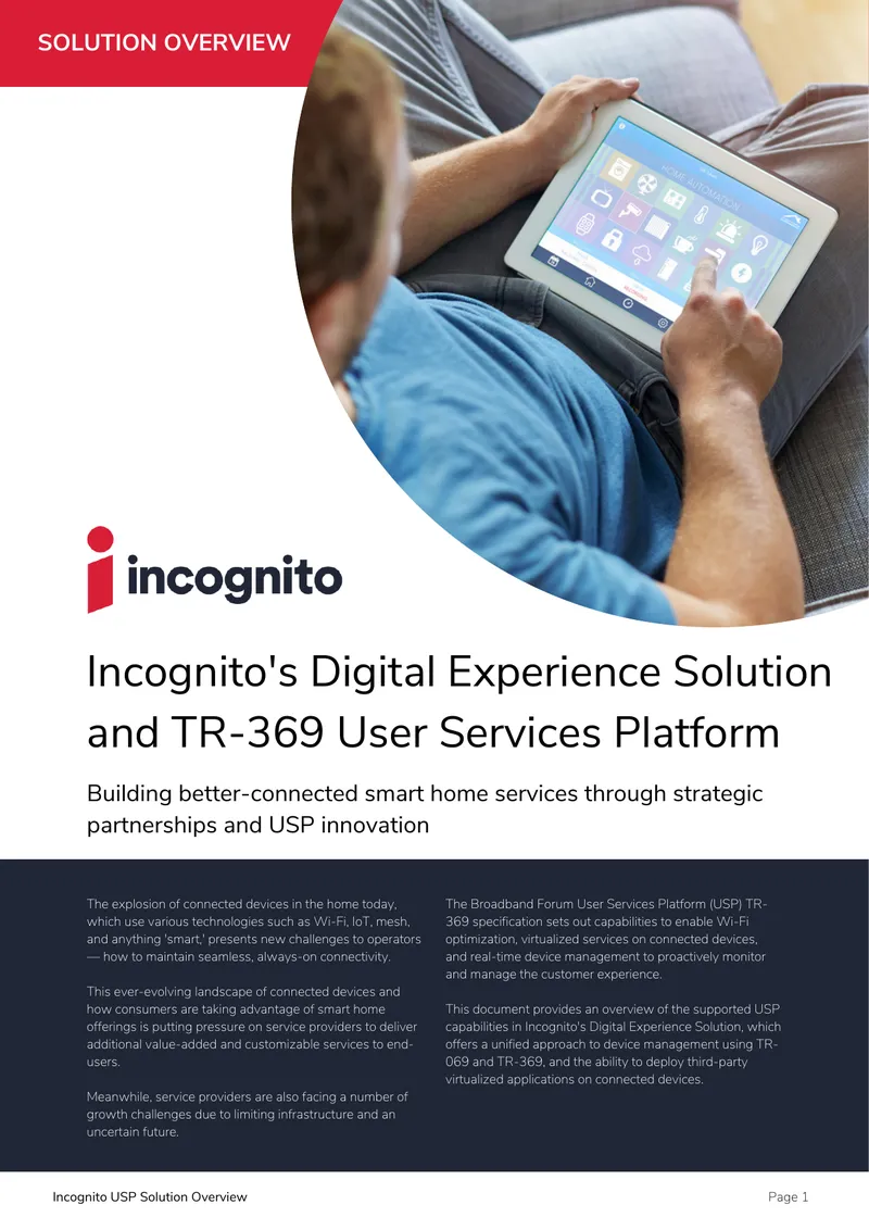 Incognito Digital Experience Solution Overview