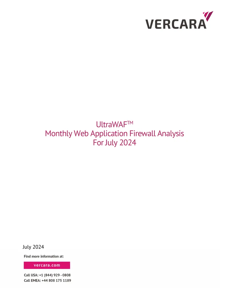 Monthly Web Application Firewall Analysis for July 2024