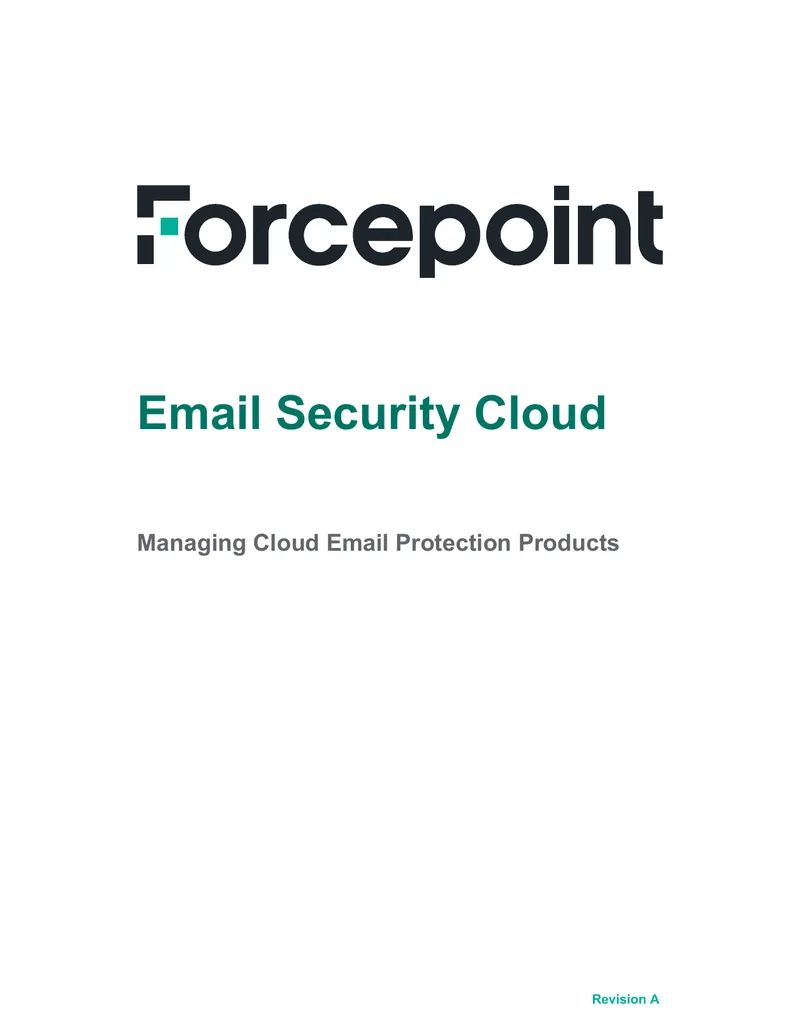 Managing Cloud Email Protection Products Guide