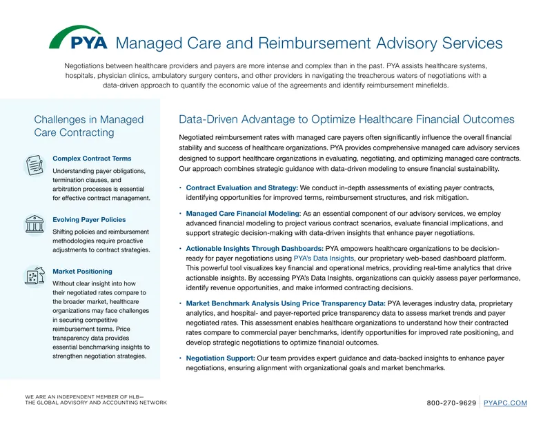 Challenges in Managed Care Contracting