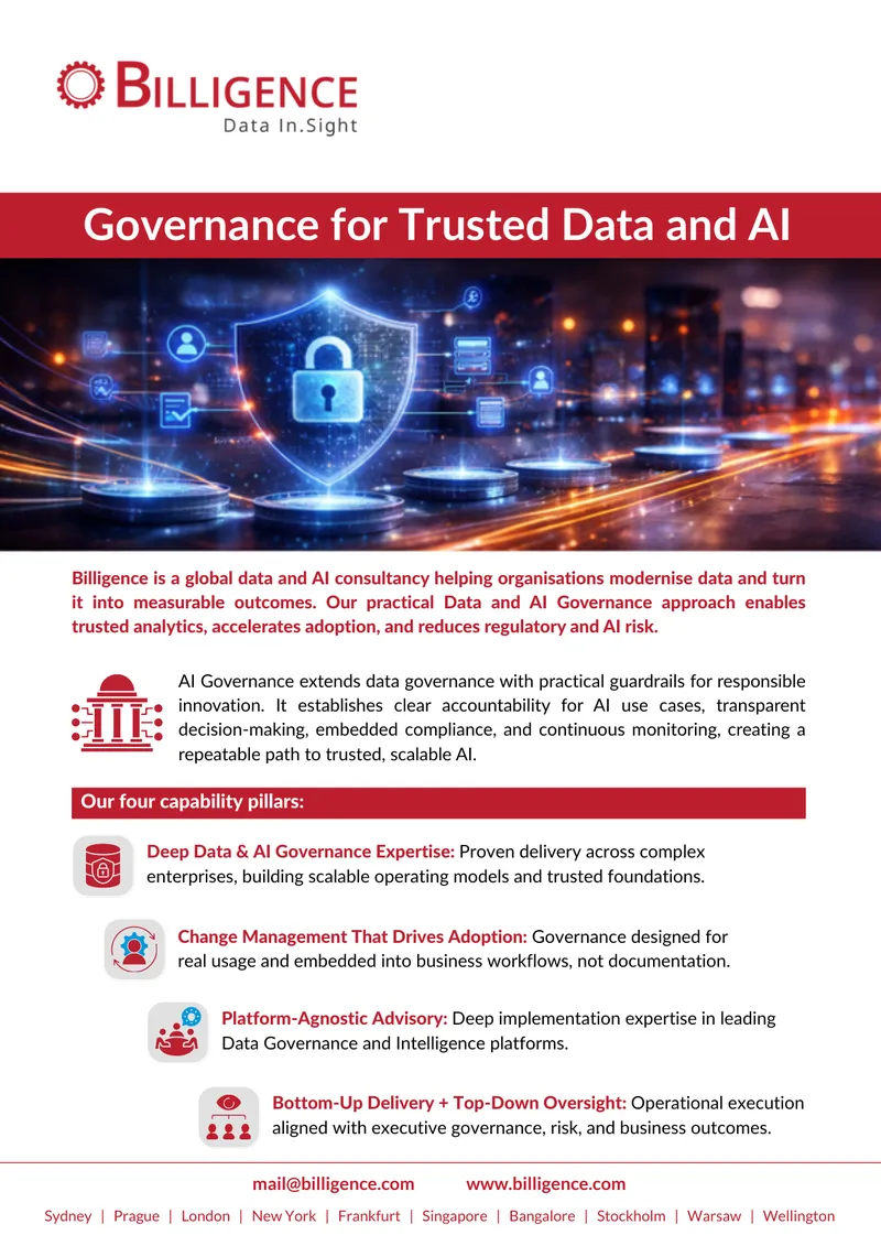 Data and AI Governance Framework Overview