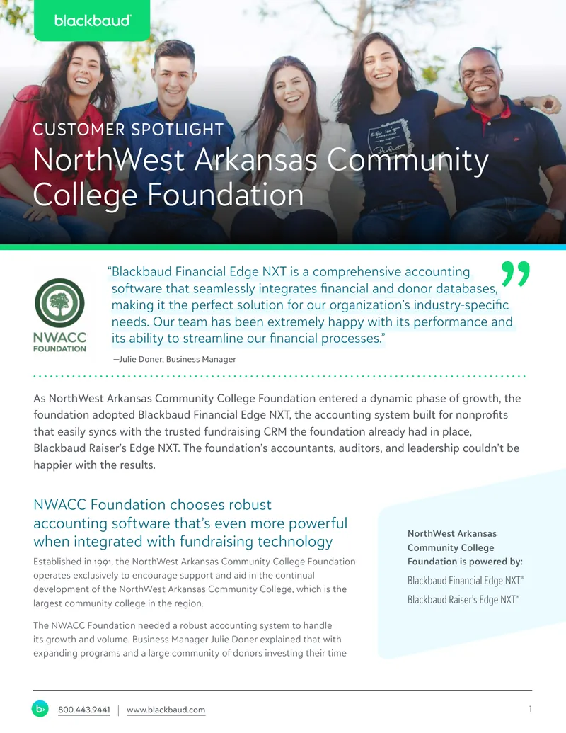 NorthWest Arkansas Community College Foundation Case Study