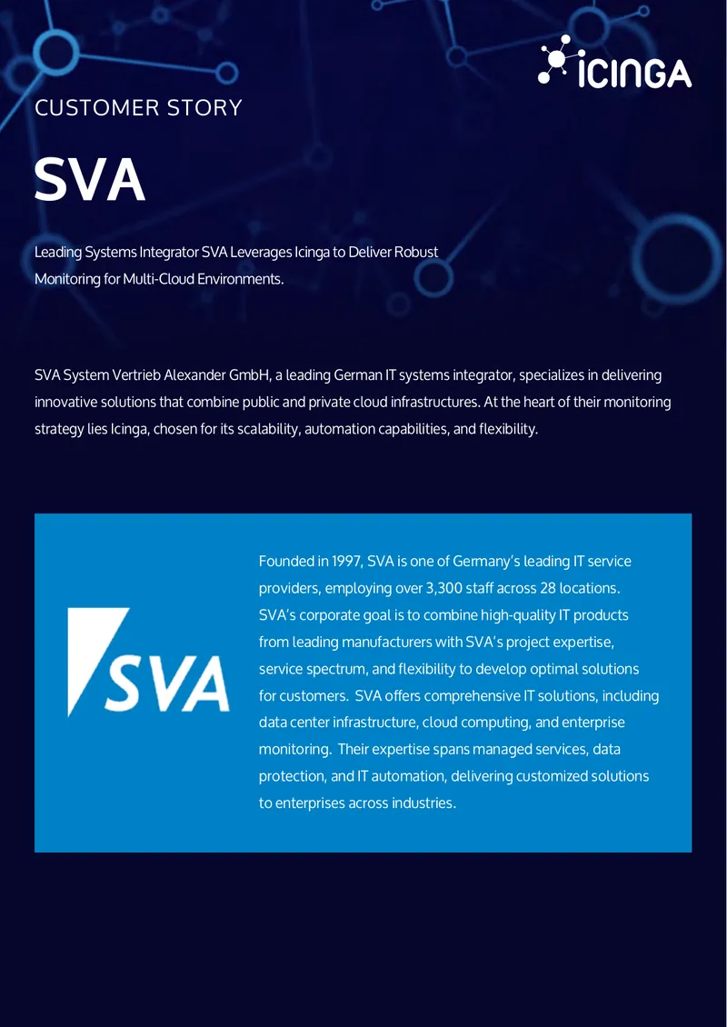 SVA's Multi-Cloud Managed Service Monitoring Strategy preview page 1