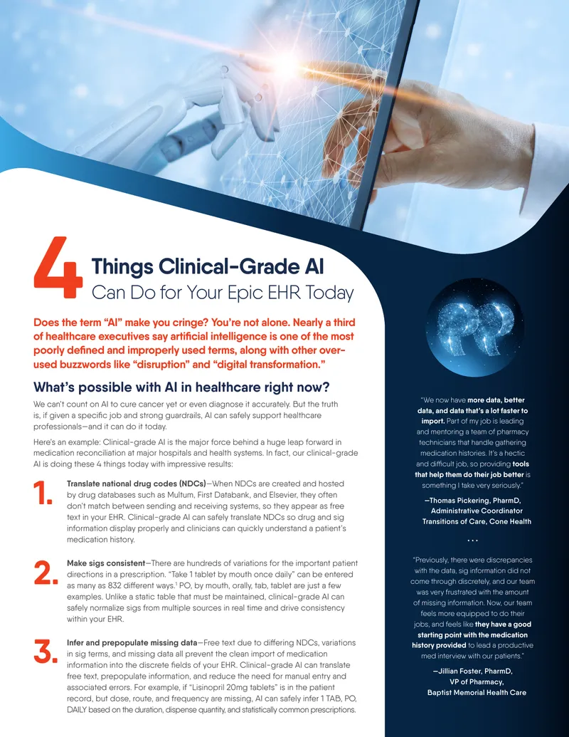 Clinical-Grade AI Applications in Healthcare