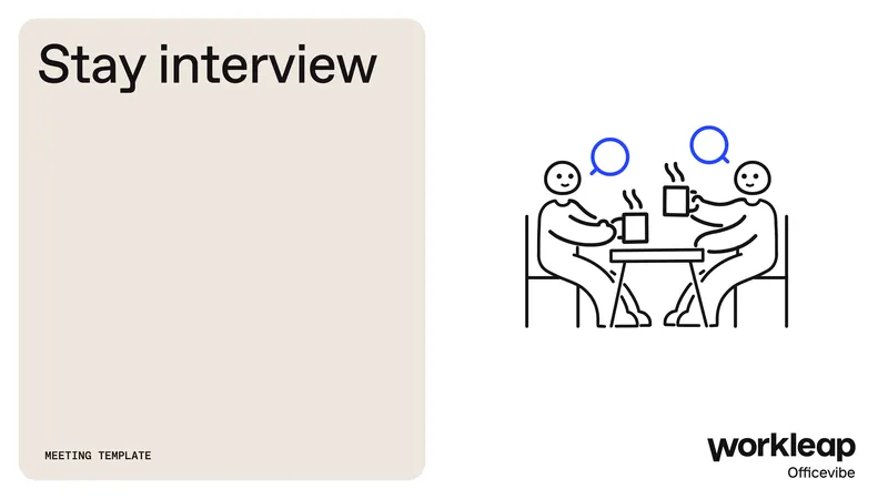 Stay Interview Template and Best Practices Guide
