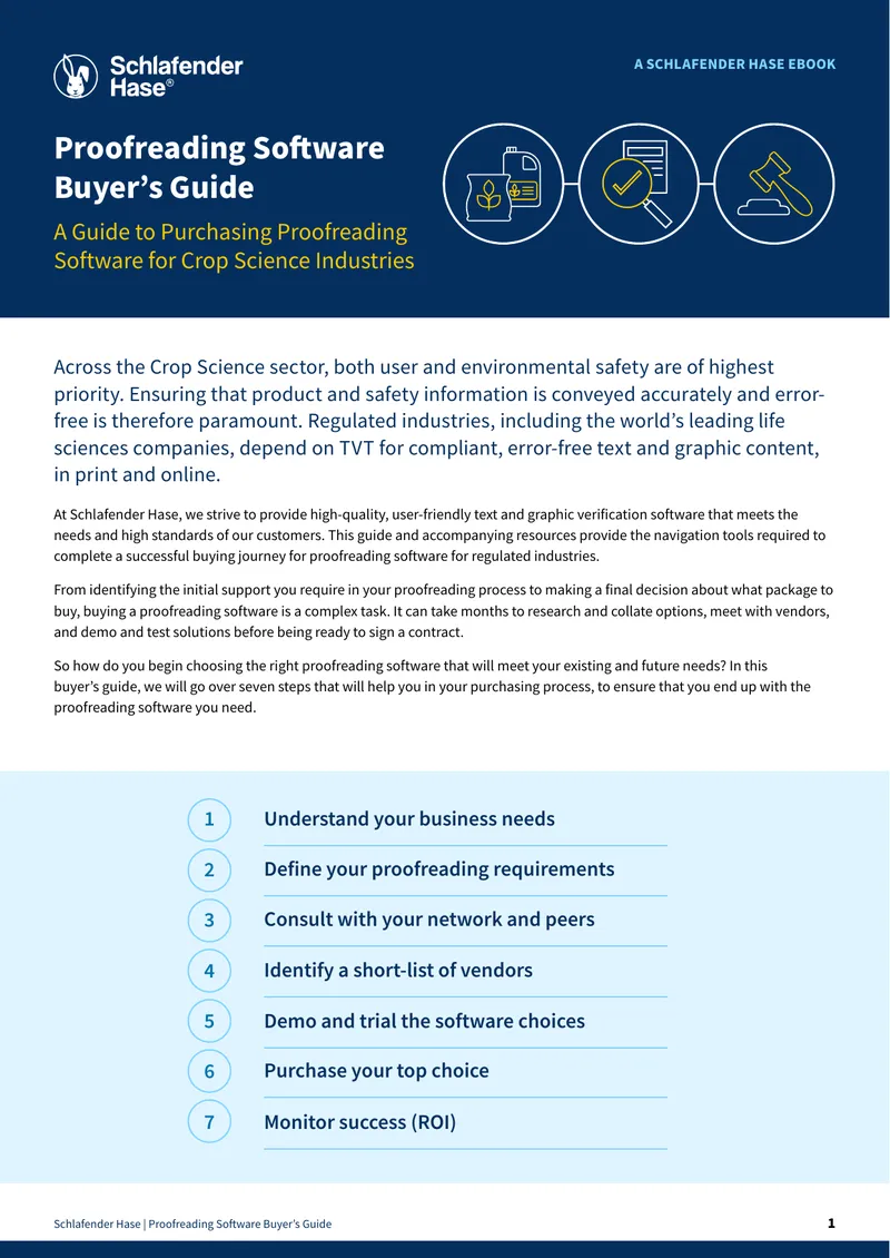 Proofreading Software Buyer’s Guide for Crop Science