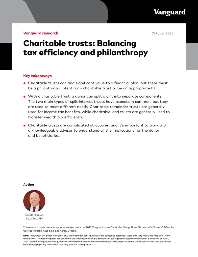 Charitable Trusts and Tax Efficiency Strategies
