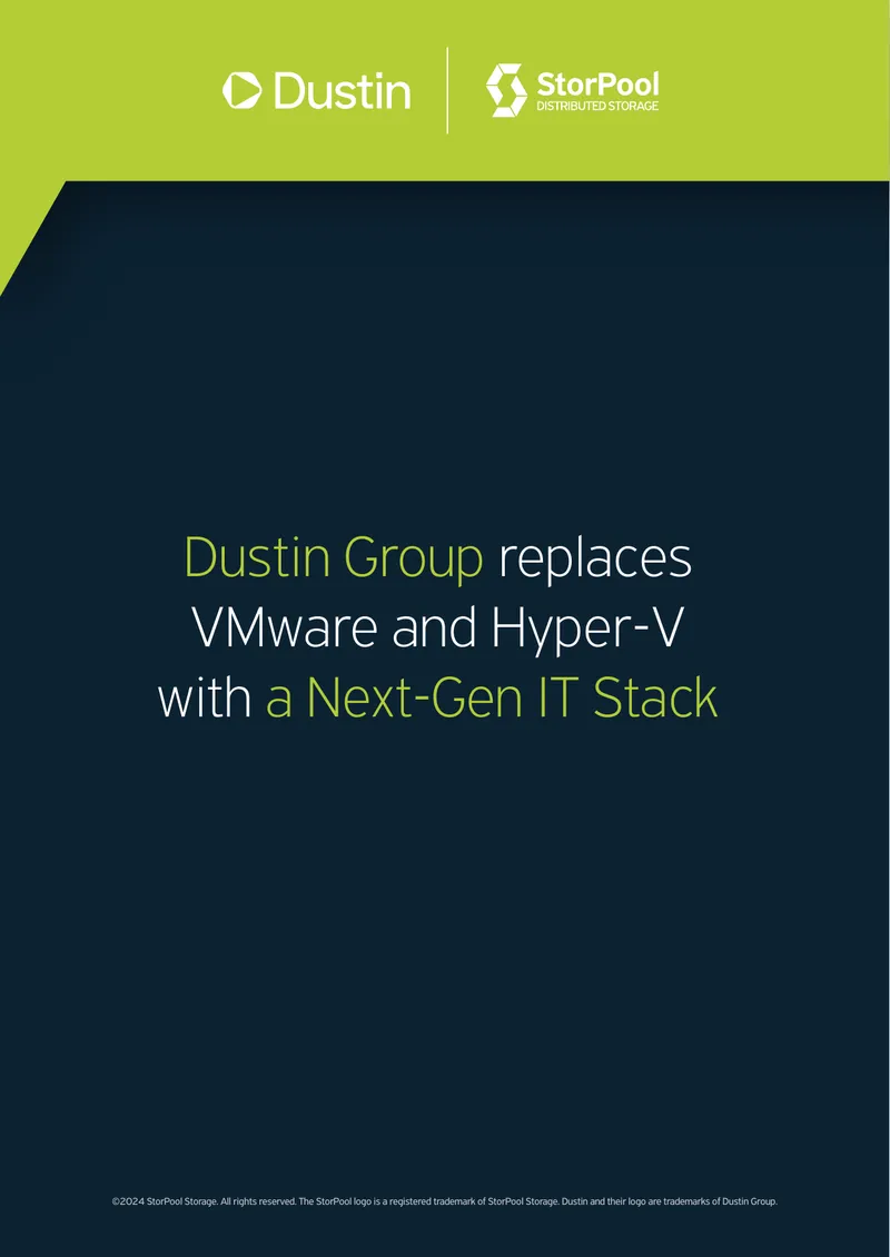Dustin Group Next-Gen IT Stack Implementation