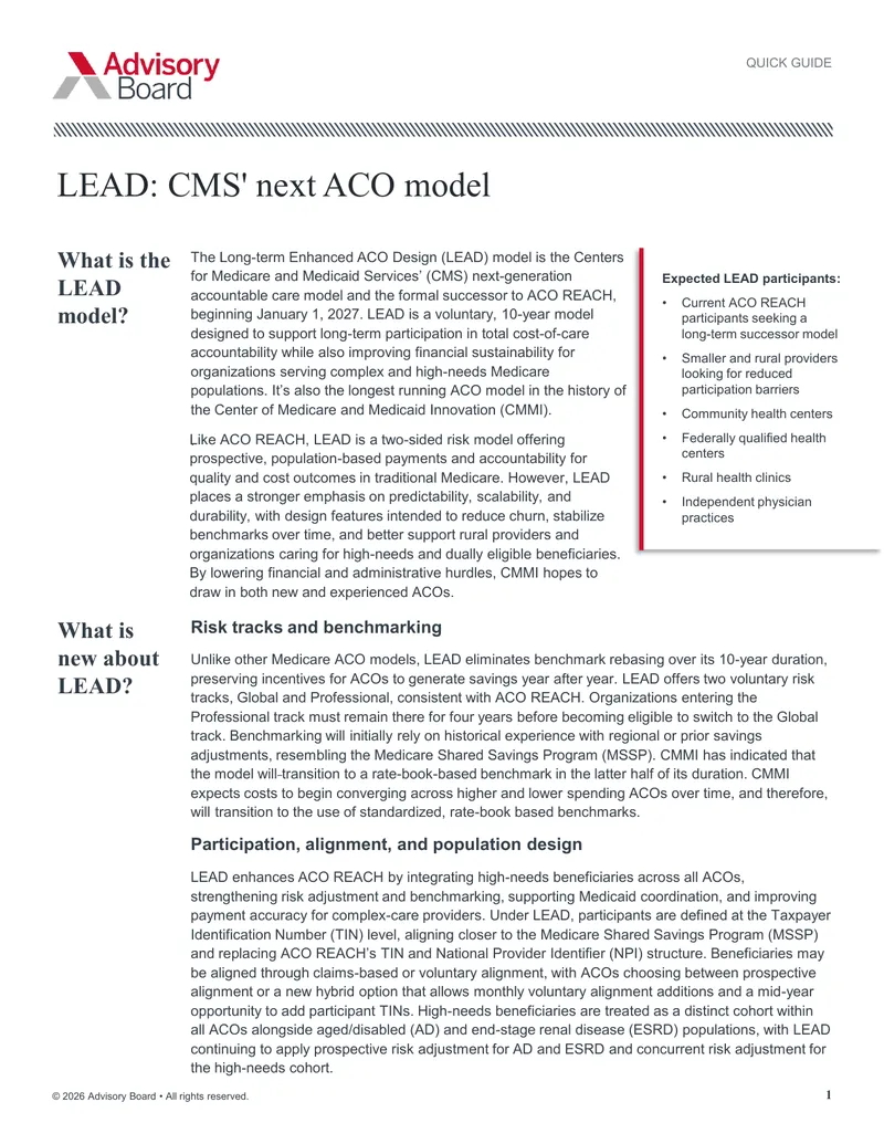 Long-term Enhanced ACO Design Model Overview