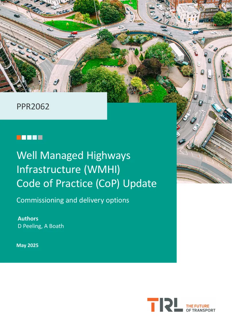 Well Managed Highways Infrastructure Code of Practice Update
