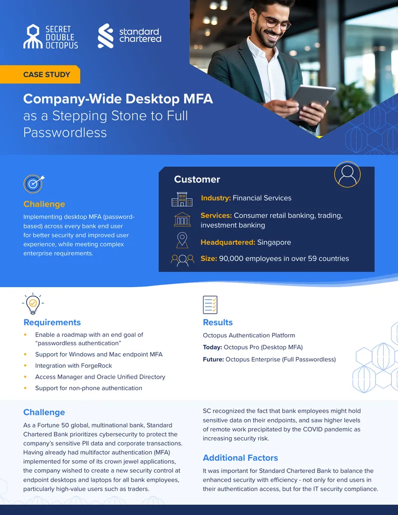 Company-Wide Desktop MFA Implementation Case Study