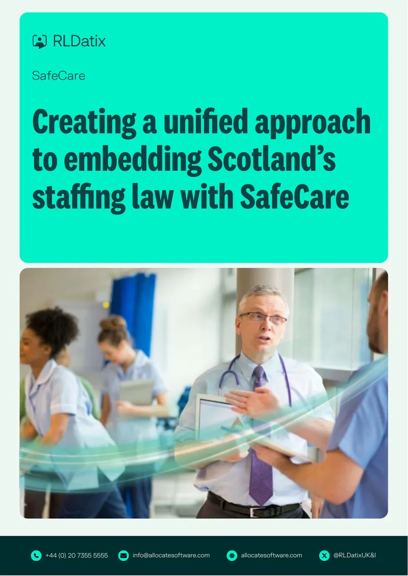 Unified Approach to Scotland's Staffing Law with SafeCare