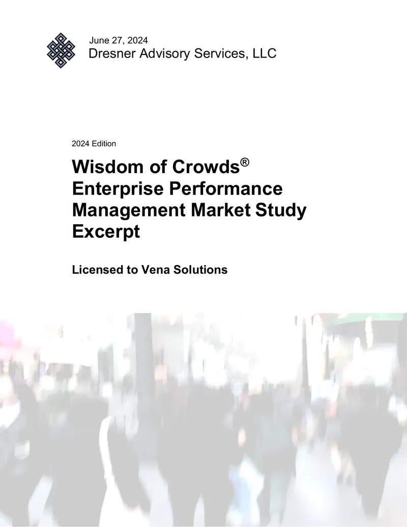 2024 Wisdom of Crowds Enterprise Performance Management Market Study Excerpt
