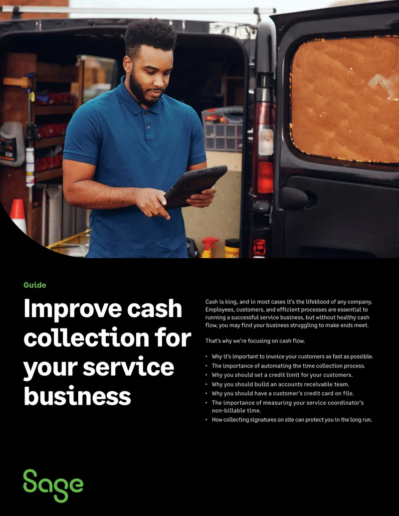 Improving Cash Collection for Service Businesses