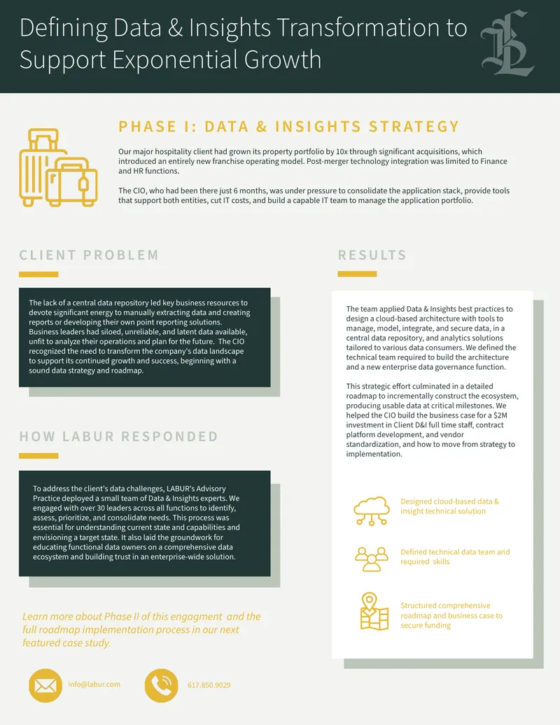 Data and Insights Transformation Strategy for Growth