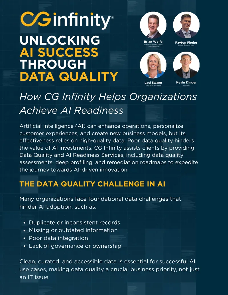 Data Quality and AI Readiness Services Overview