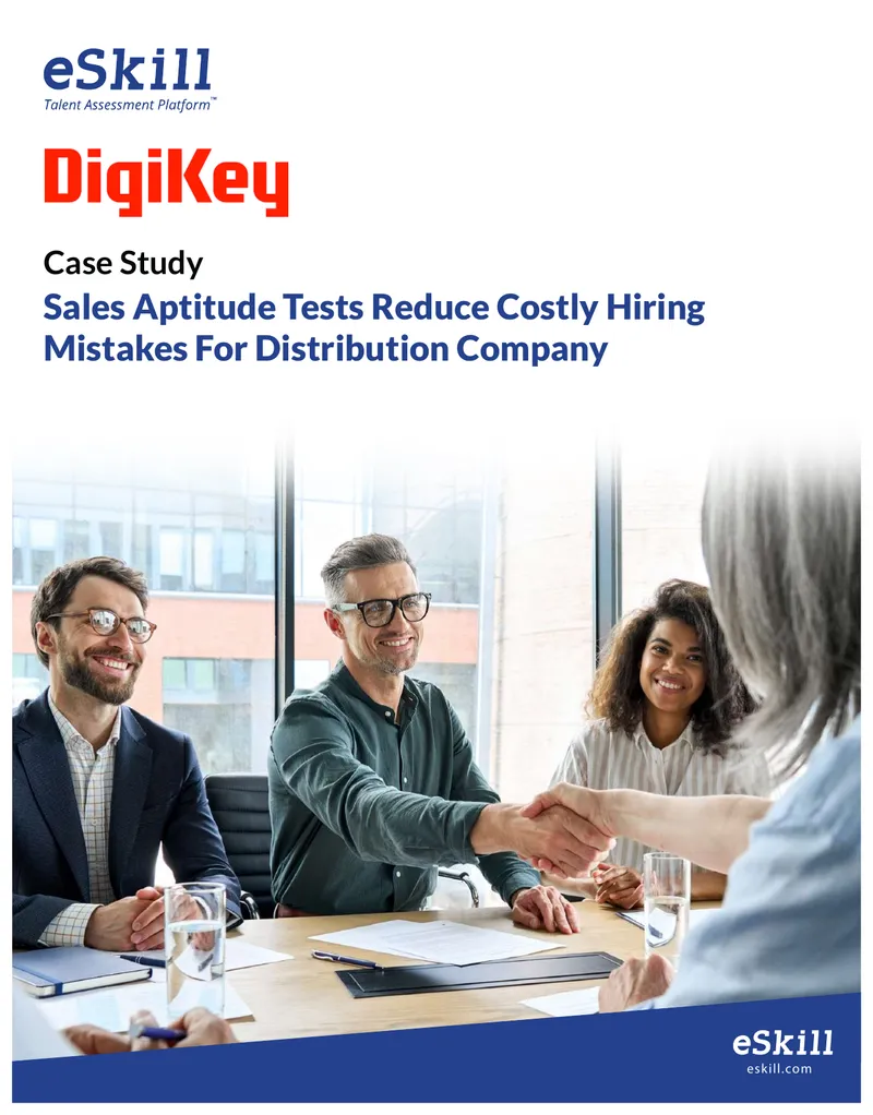 Sales Aptitude Tests Improve Hiring for DigiKey