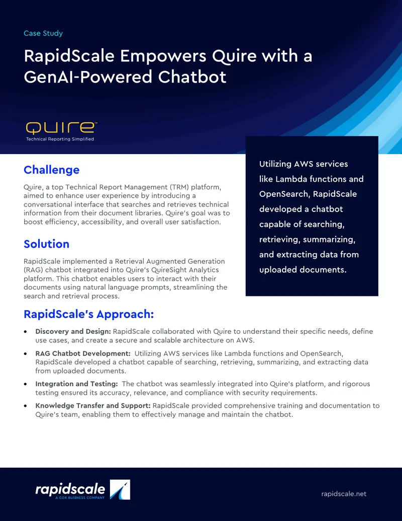 GenAI-Powered Chatbot Implementation Case Study