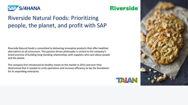 Riverside Natural Foods SAP Implementation Case Study