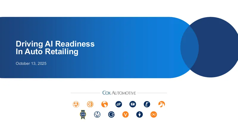AI Readiness in Automotive Retailing Study