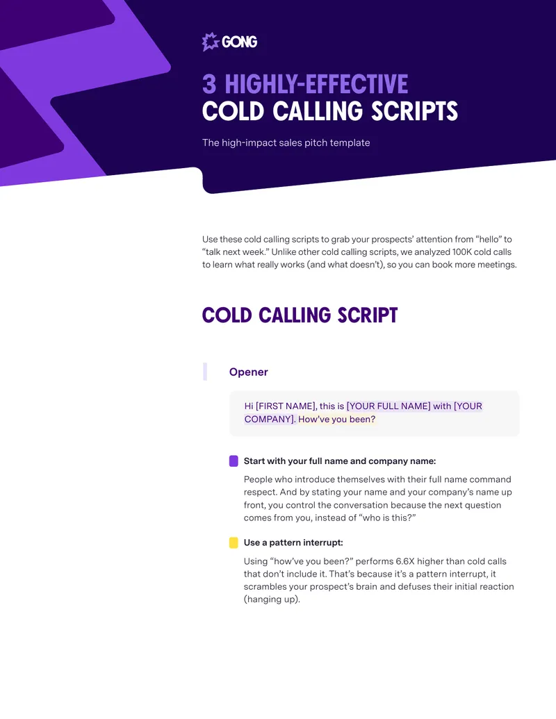 Cold Calling Scripts for Effective Sales Engagement