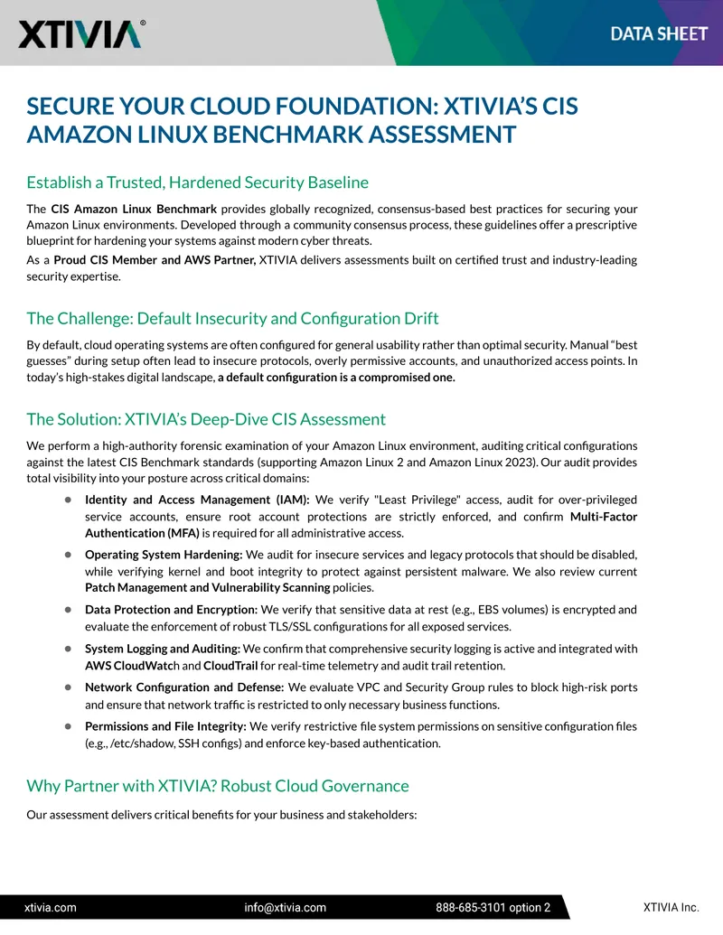 CIS Amazon Linux Benchmark Assessment Guide