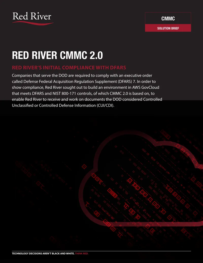 Red River CMMC 2.0 Compliance Solution Brief