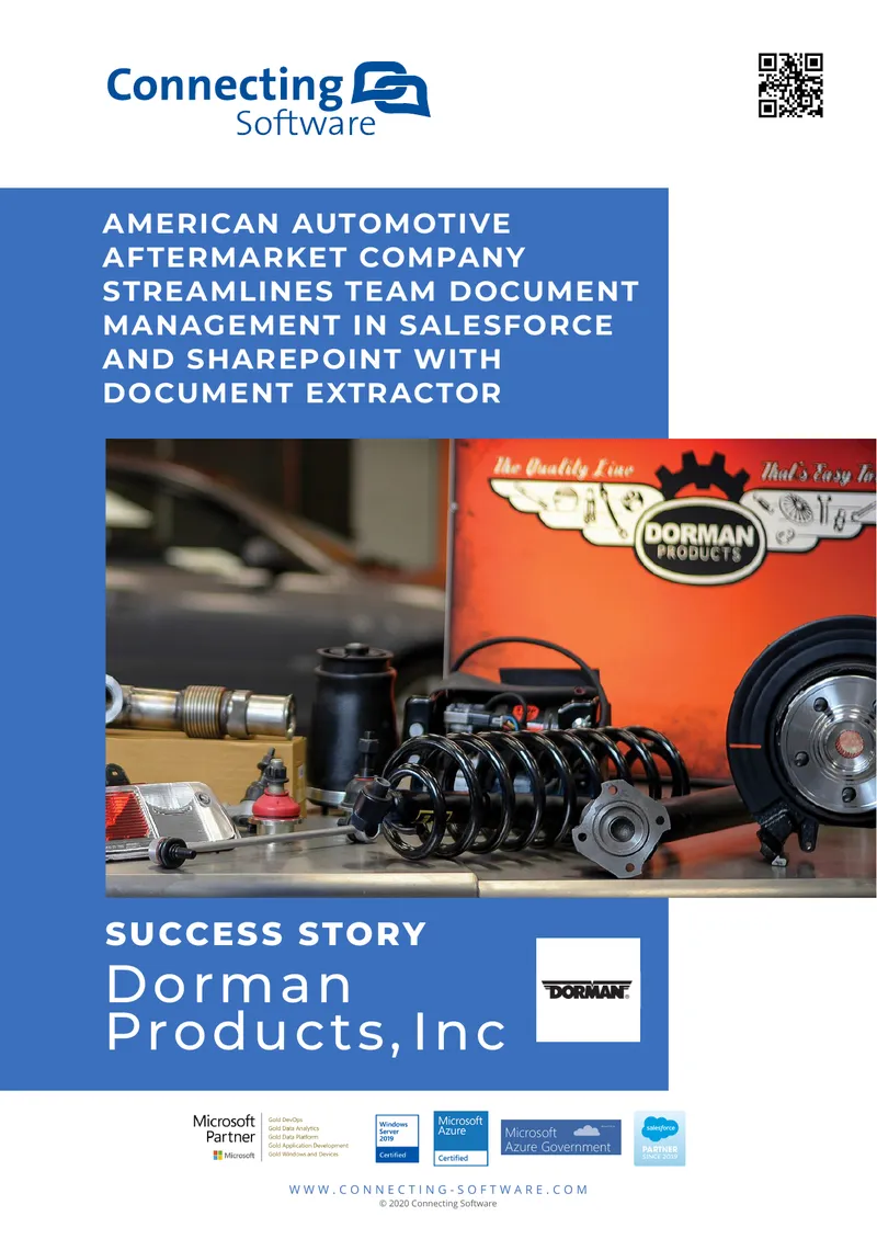 Dorman Products Streamlines Document Management with Document Extractor