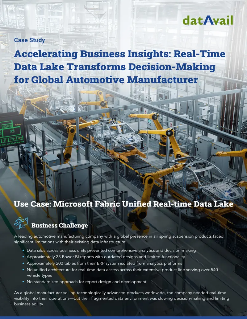 Real-Time Data Lake Implementation Case Study