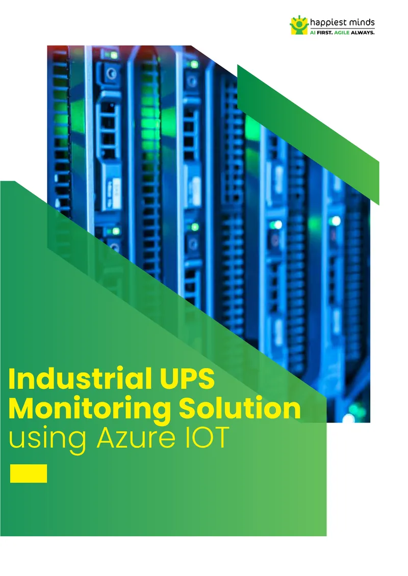 Industrial UPS Monitoring Solution Using Azure IoT