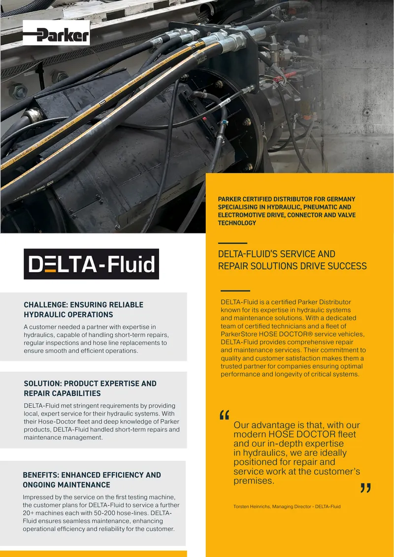 Delta-Fluid Hydraulic System Maintenance Solutions