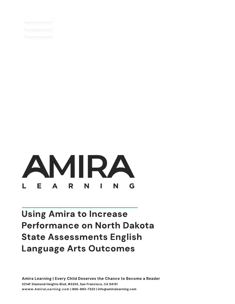 Using Amira to Enhance Literacy Outcomes in North Dakota