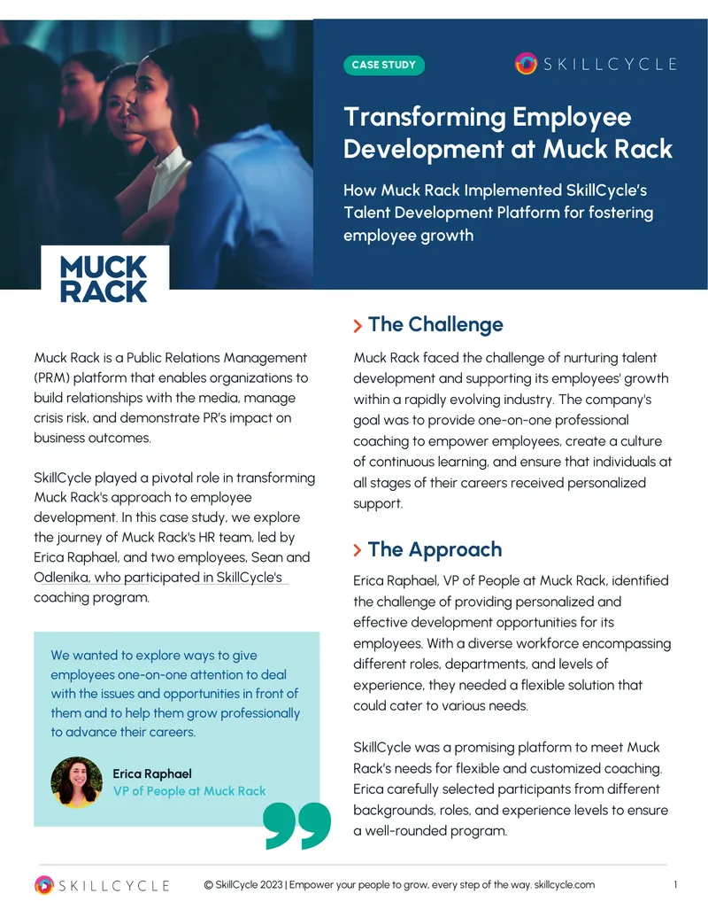 Muck Rack Talent Development Case Study