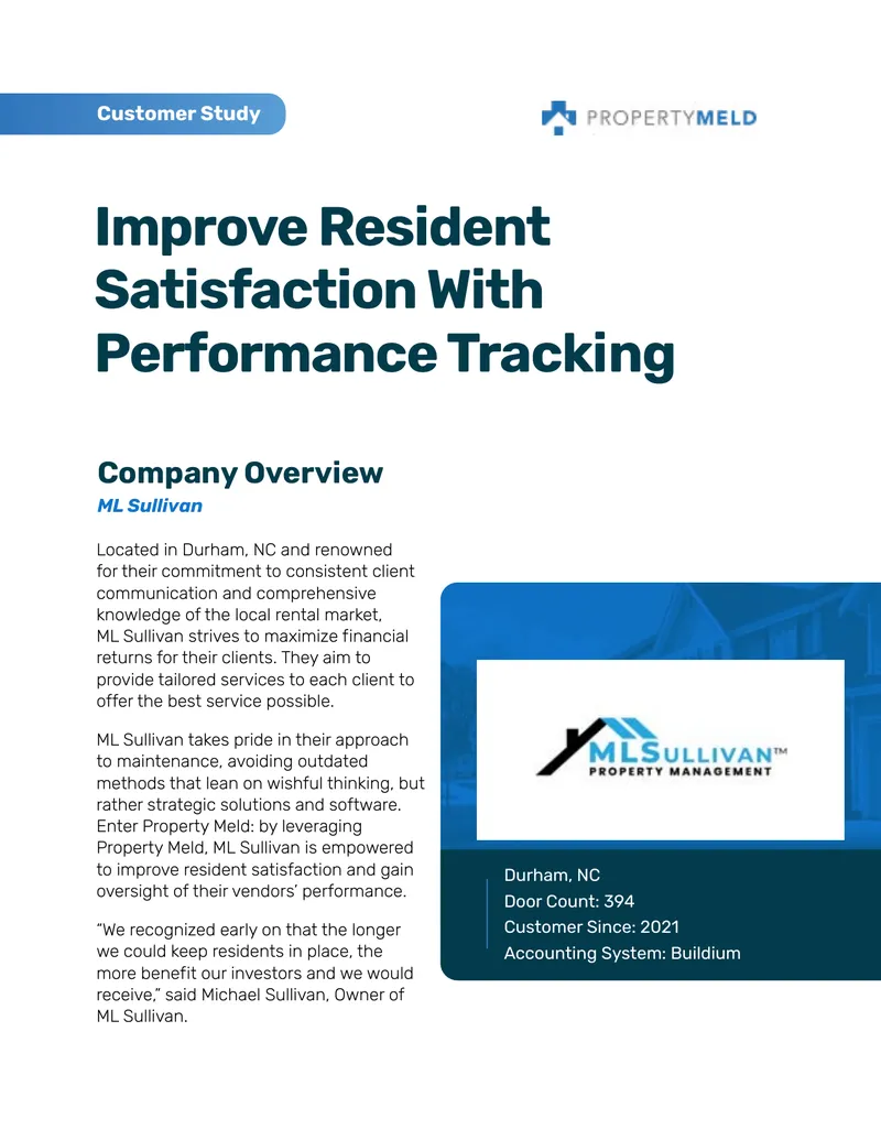 Improving Resident Satisfaction Through Performance Tracking
