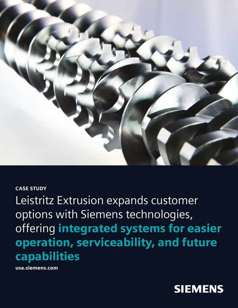 Leistritz Extrusion Case Study on Siemens Technologies