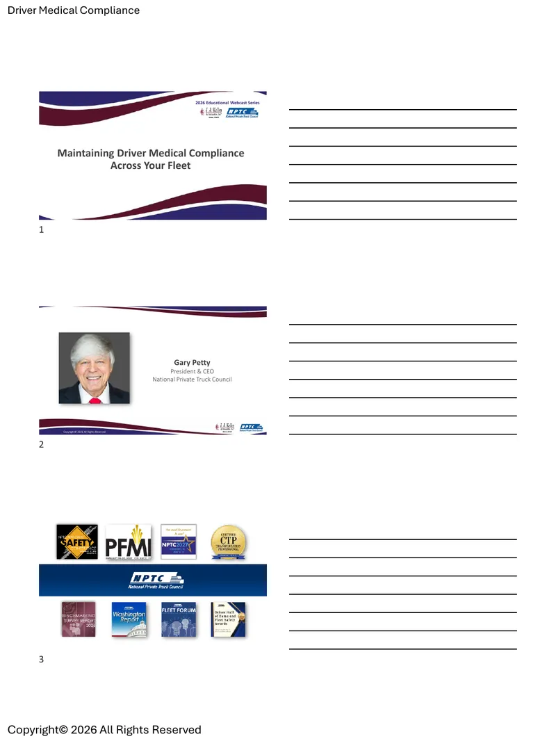 Maintaining Driver Medical Compliance Across Your Fleet