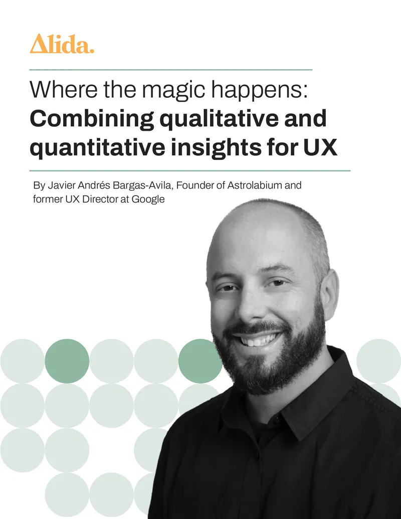 Combining Qualitative and Quantitative Insights for UX