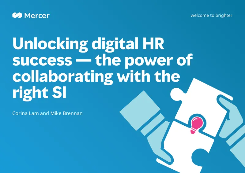 Collaborating with Systems Integrators for HR Technology Deployment