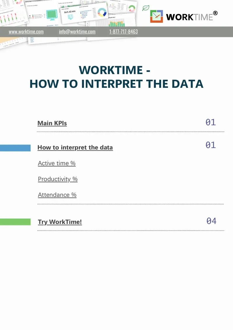 WorkTime Key Performance Indicators Interpretation Guide